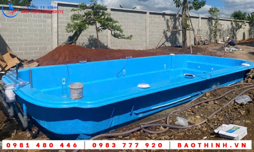 Hồ bơi composite tại Đất Đỏ BRVT