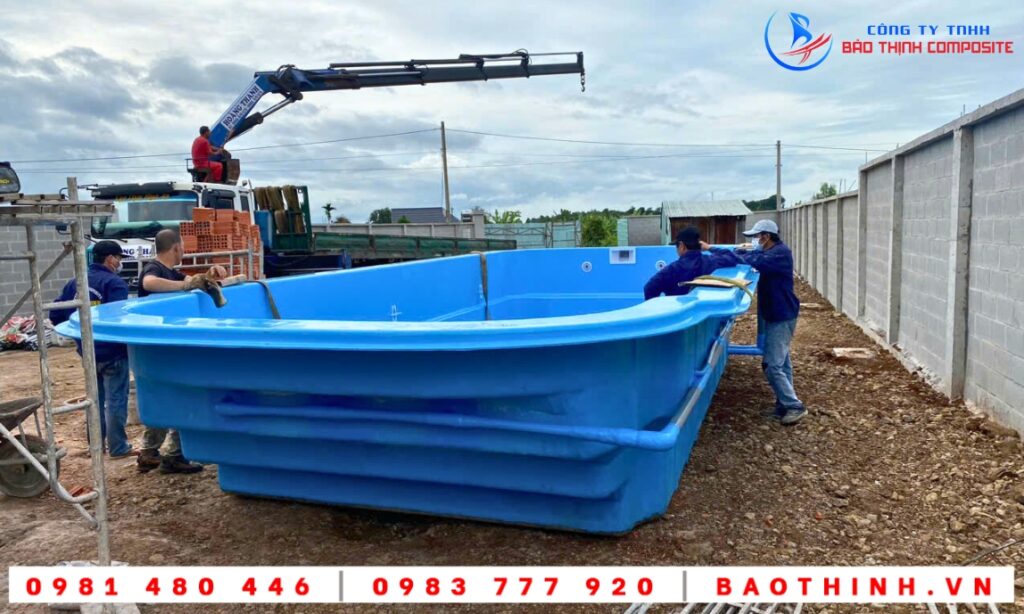 Hồ bơi composite tại Đất Đỏ BRVT