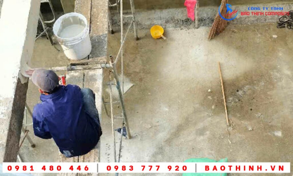 Chống thấm bể XLNT Công ty Leboucher