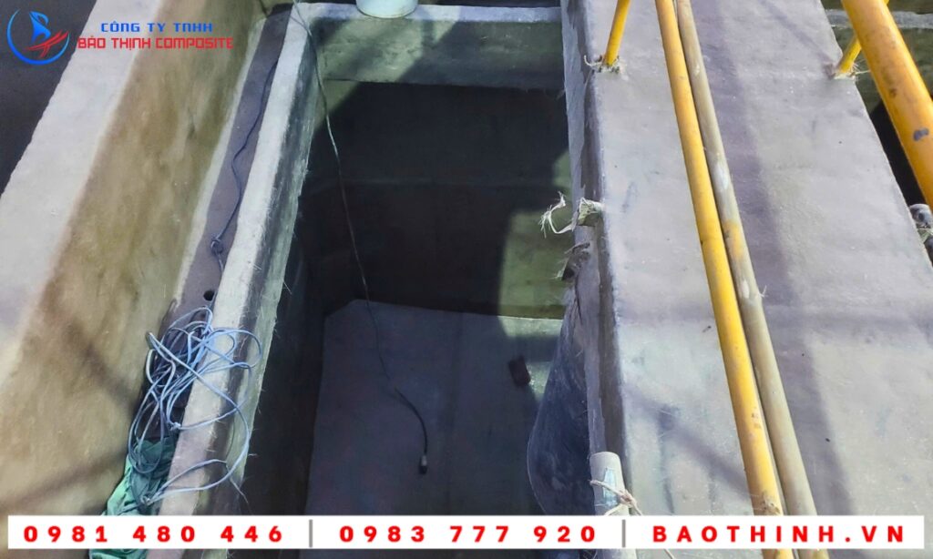 Chống thấm bể XLNT Công ty Leboucher