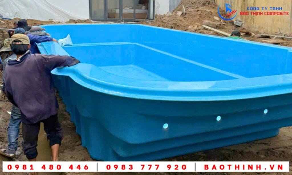 Hồ bơi composite tại Cần Thơ