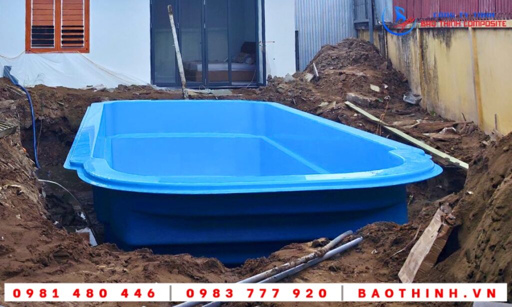 Hồ bơi composite tại Cần Thơ