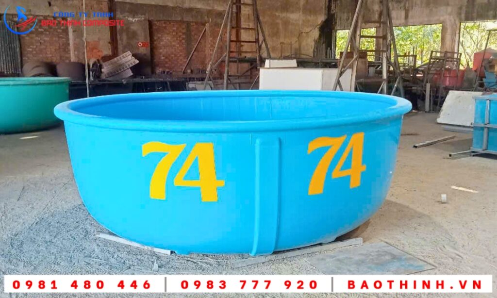Thúng composite tại Long Hải BRVT