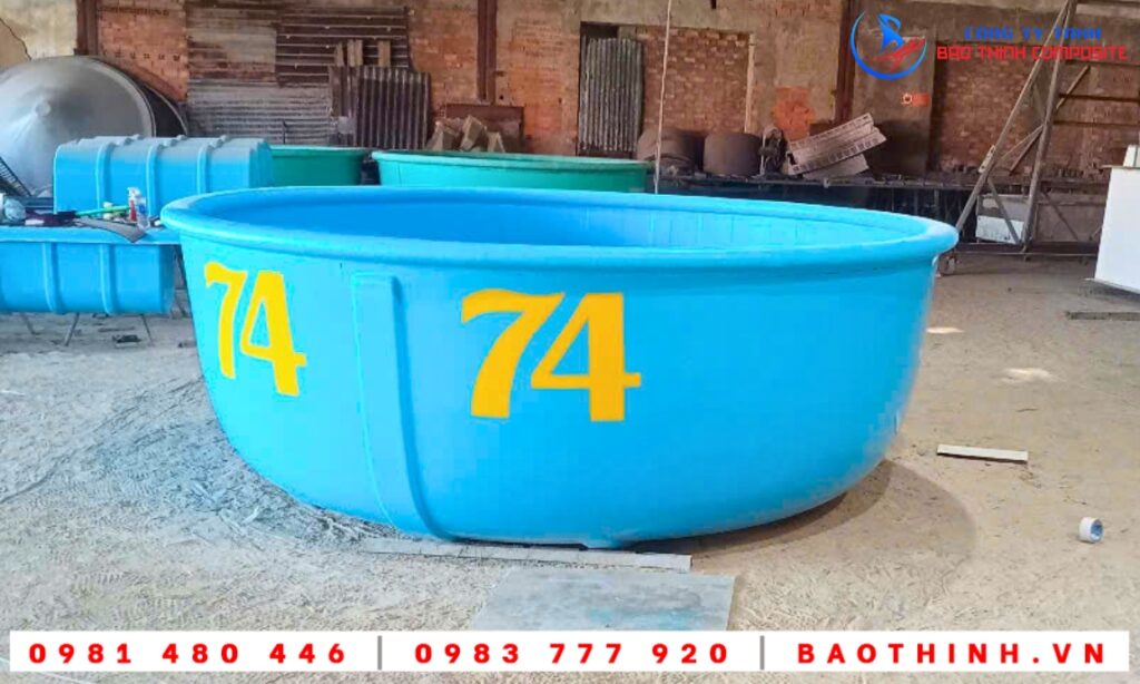 Thúng composite tại Long Hải BRVT