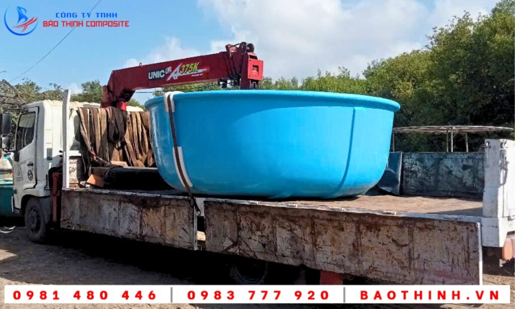 Thúng composite tại Long Hải BRVT