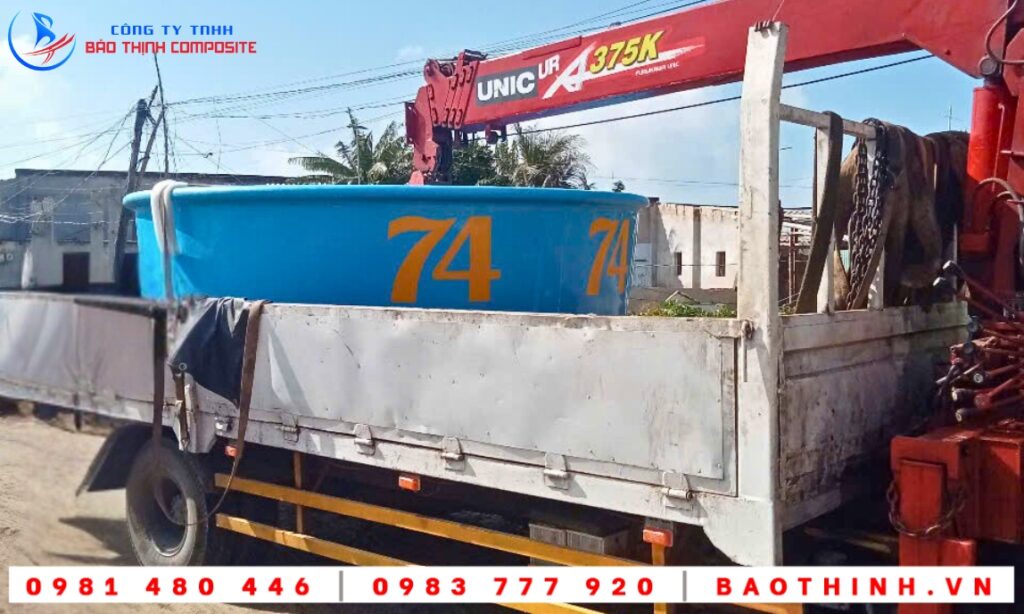 Thúng composite tại Long Hải BRVT