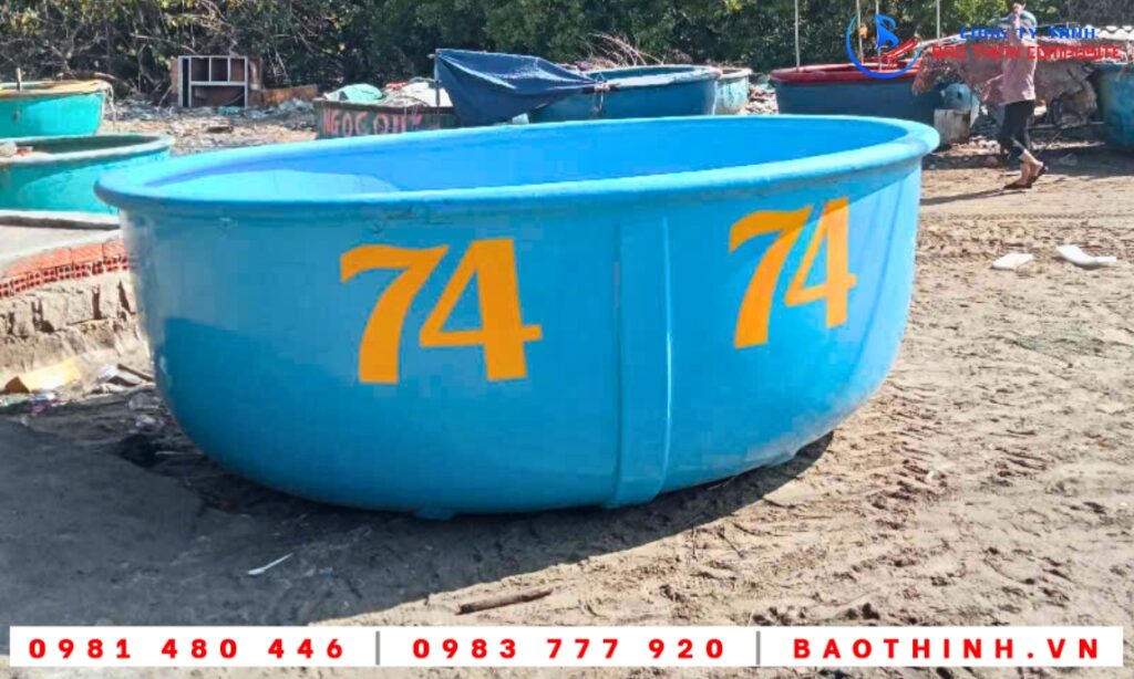 Thúng composite tại Long Hải BRVT
