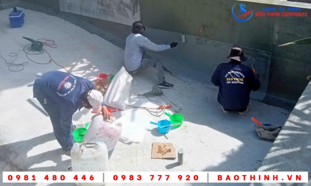 Chống thấm hồ bơi Cam Lâm Khánh Hòa
