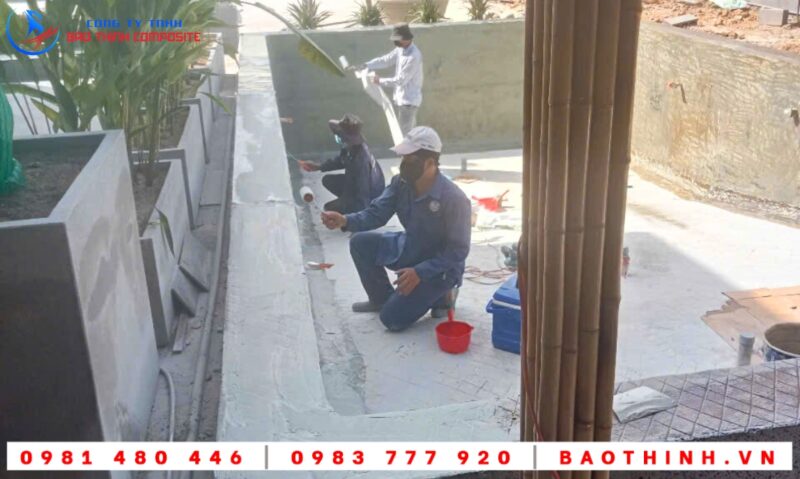 Chống thấm hồ bơi Cam Lâm Khánh Hòa