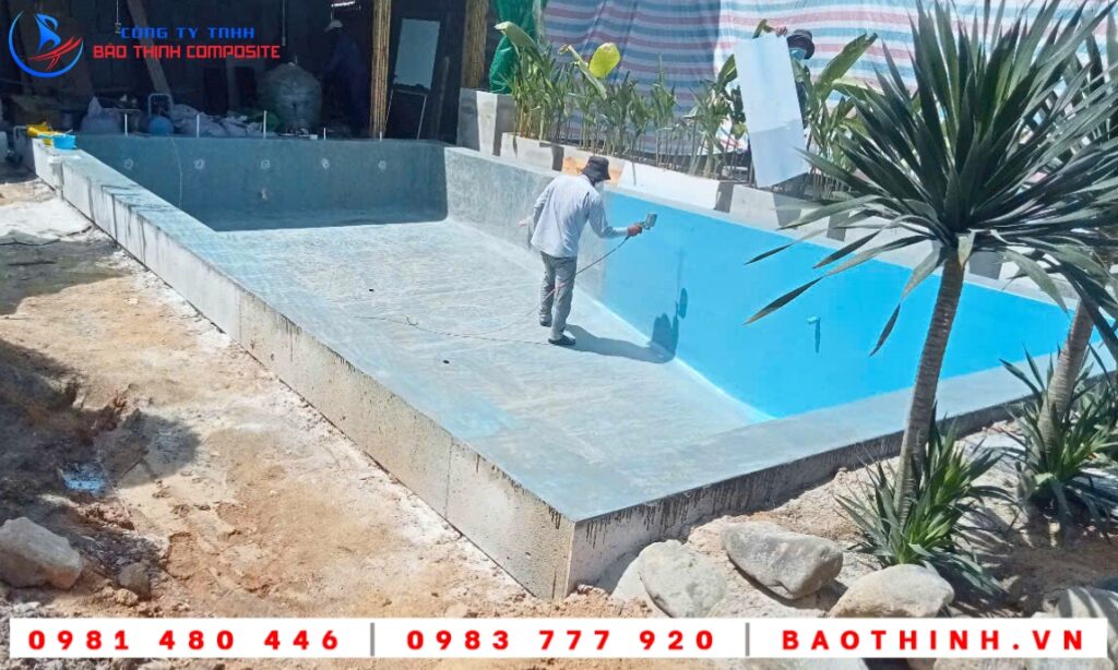 Chống thấm hồ bơi Cam Lâm Khánh Hòa