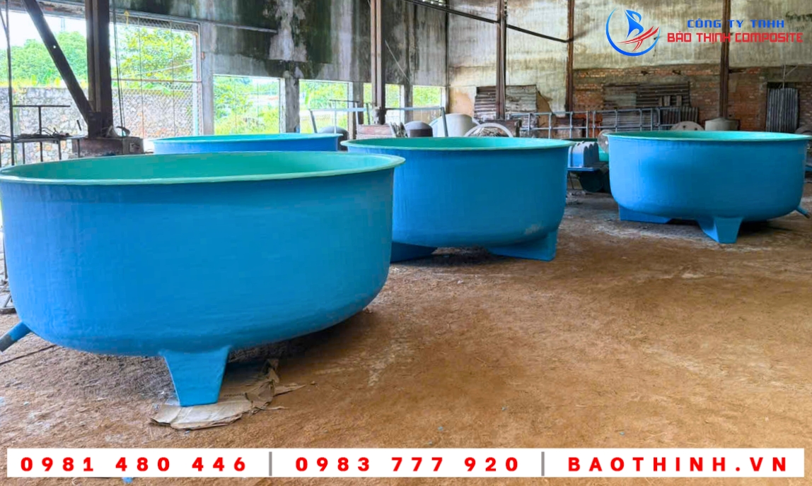Bồn cá giống Công ty Techper Bình Dương