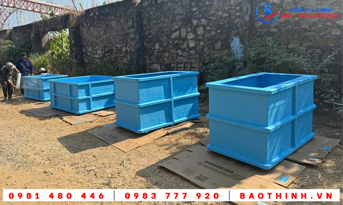 Bồn composite Chợ Bình Điền
