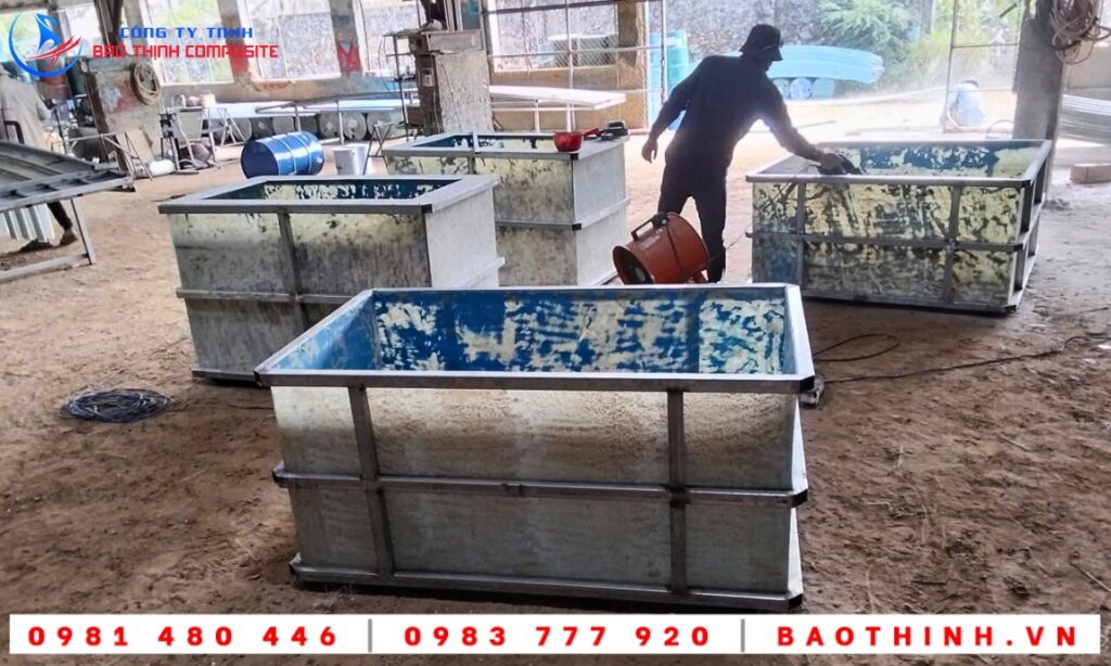 Bồn composite Chợ Bình Điền