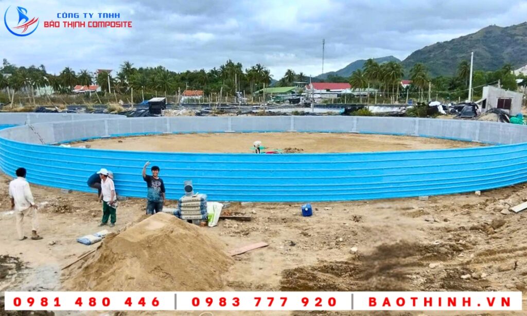 Hồ tròn composite tại Vạn Ninh Khánh Hòa 26 Hồ tròn composite tại Vạn Ninh Khánh Hòa