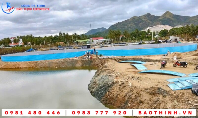 Hồ tròn composite tại Vạn Ninh Khánh Hòa 27 Hồ tròn composite tại Vạn Ninh Khánh Hòa