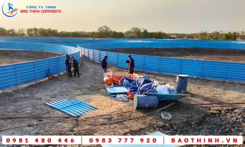 Hồ tròn composite tại Xã Long Sơn