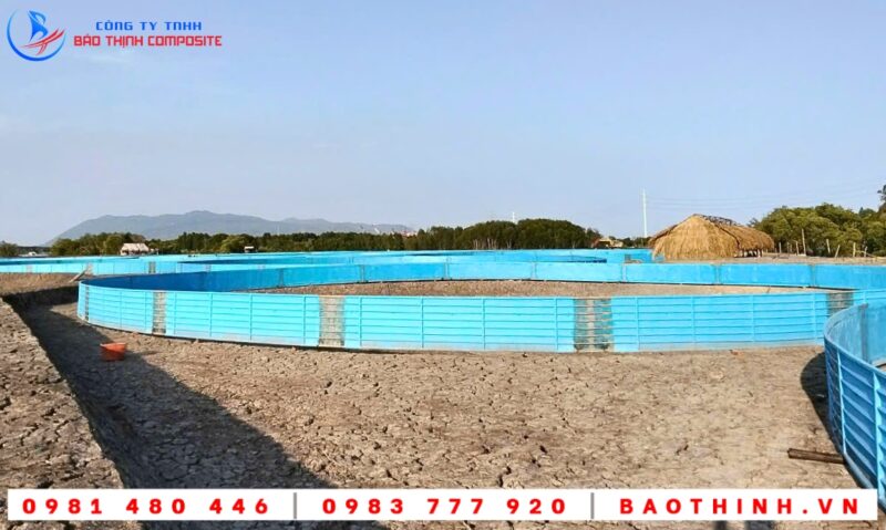 Hồ tròn composite tại Xã Long Sơn
