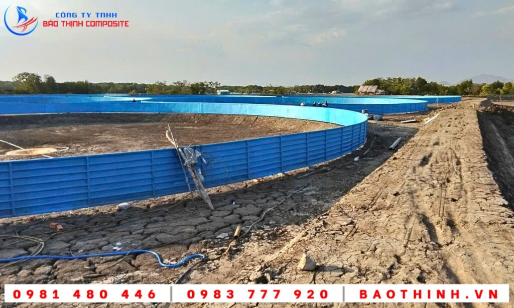Hồ tròn composite tại Xã Long Sơn