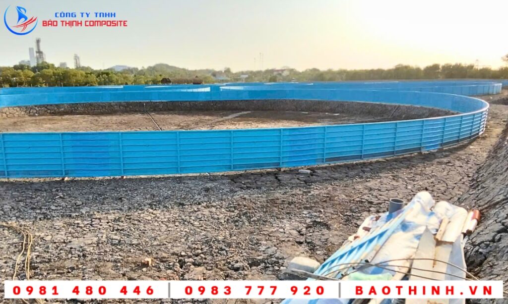 Hồ tròn composite tại Xã Long Sơn