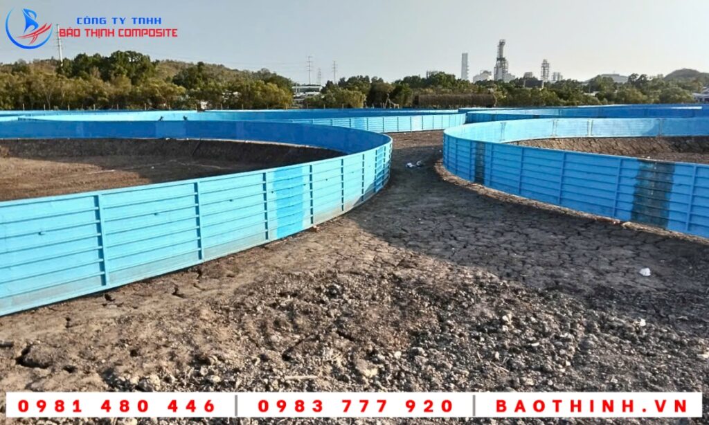 Hồ tròn composite tại Xã Long Sơn