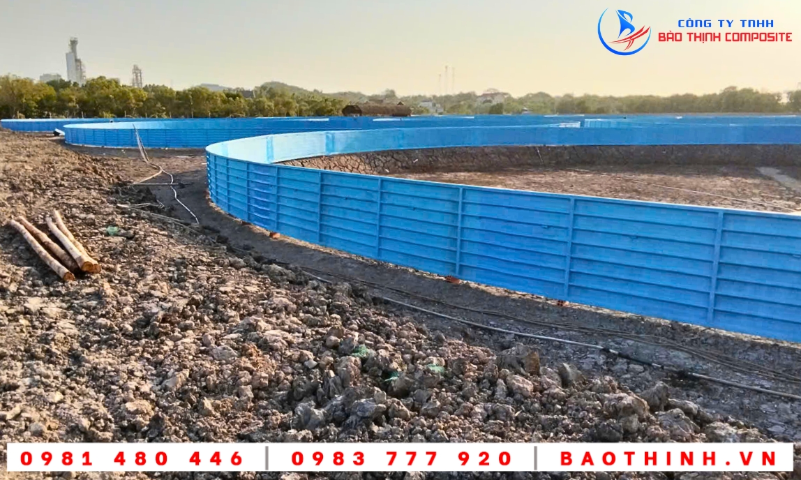 Hồ tròn composite tại Xã Long Sơn