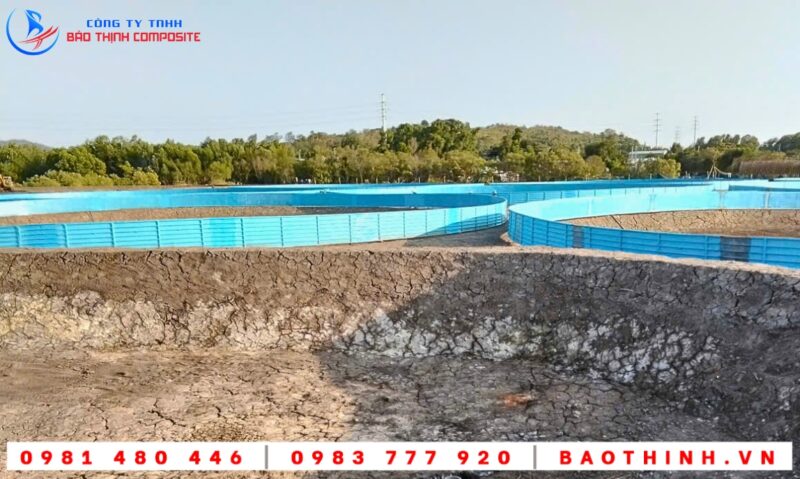 Hồ tròn composite tại Xã Long Sơn