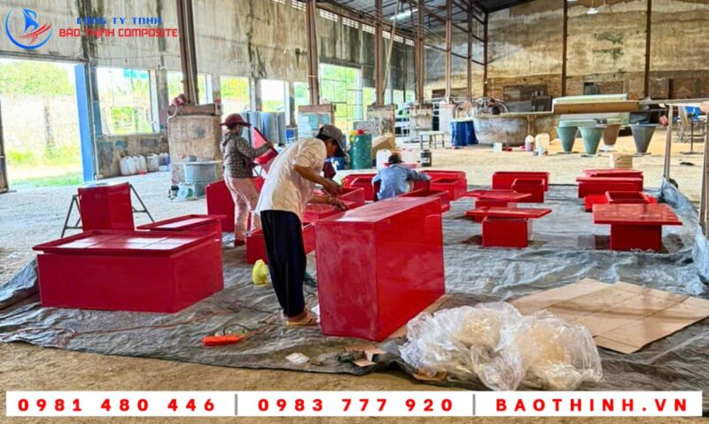 Tủ composite Công ty Glocom