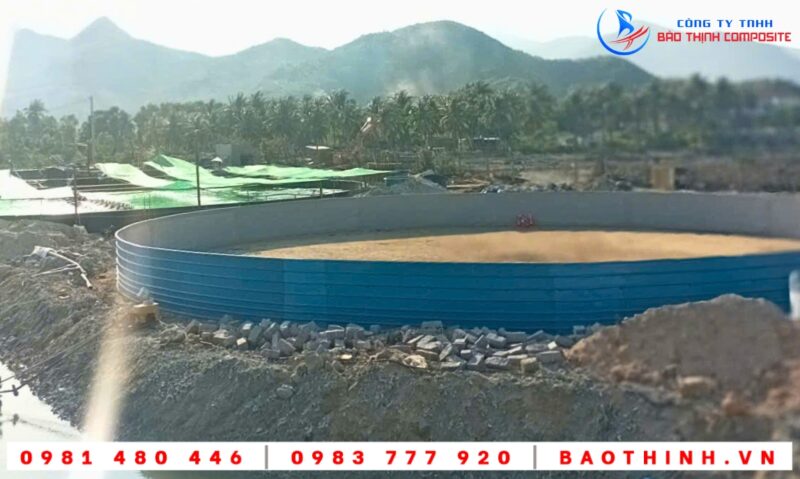 Hồ tròn composite tại Vạn Ninh